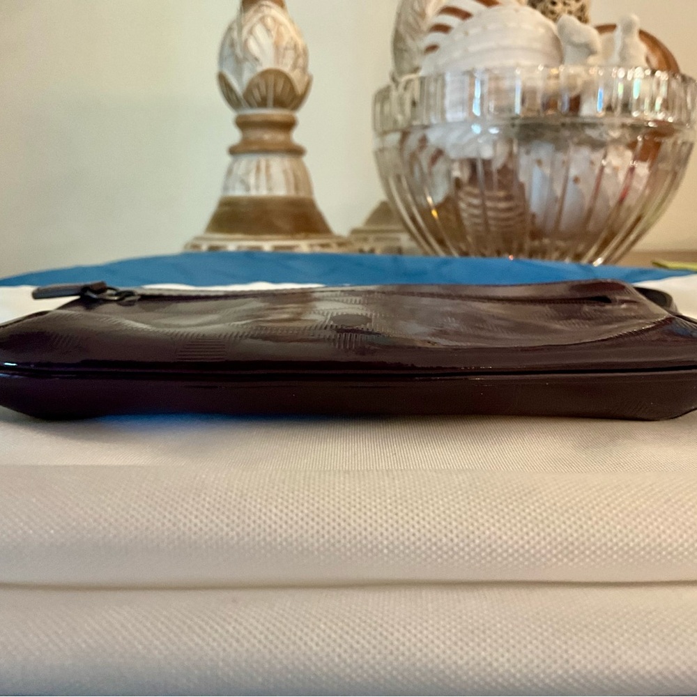 COACH Deep Purple Patent Leather Wristlet / Clutch Y2K Excellent Condition - Picture 4 of 8